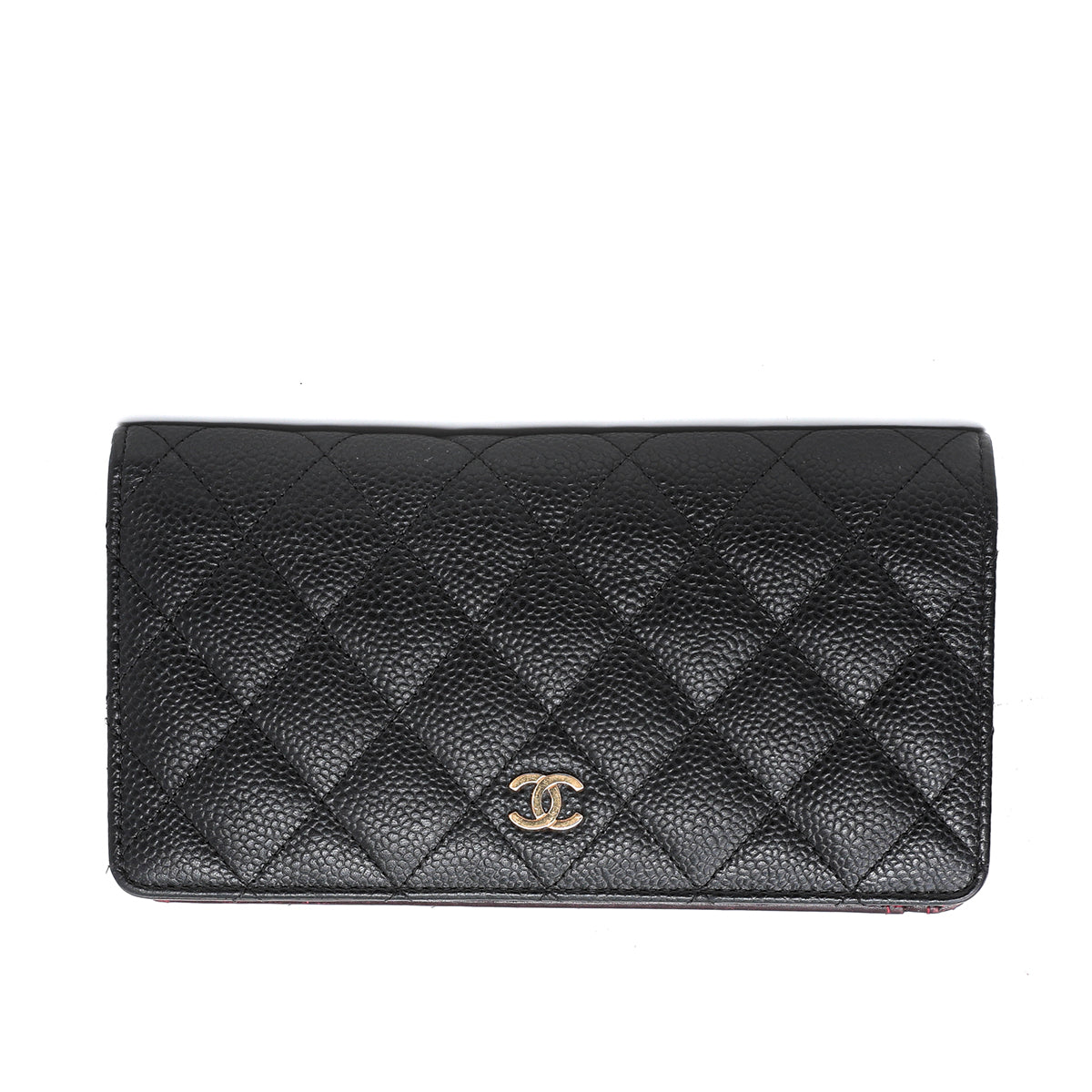 Chanel Black Yen Bifold Long Wallet
