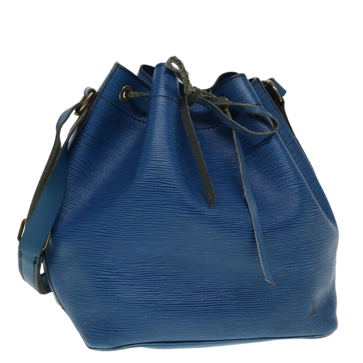 LOUIS VUITTON Epi Petit Noe Shoulder Bag   Blue M44105 LV Auth cl858