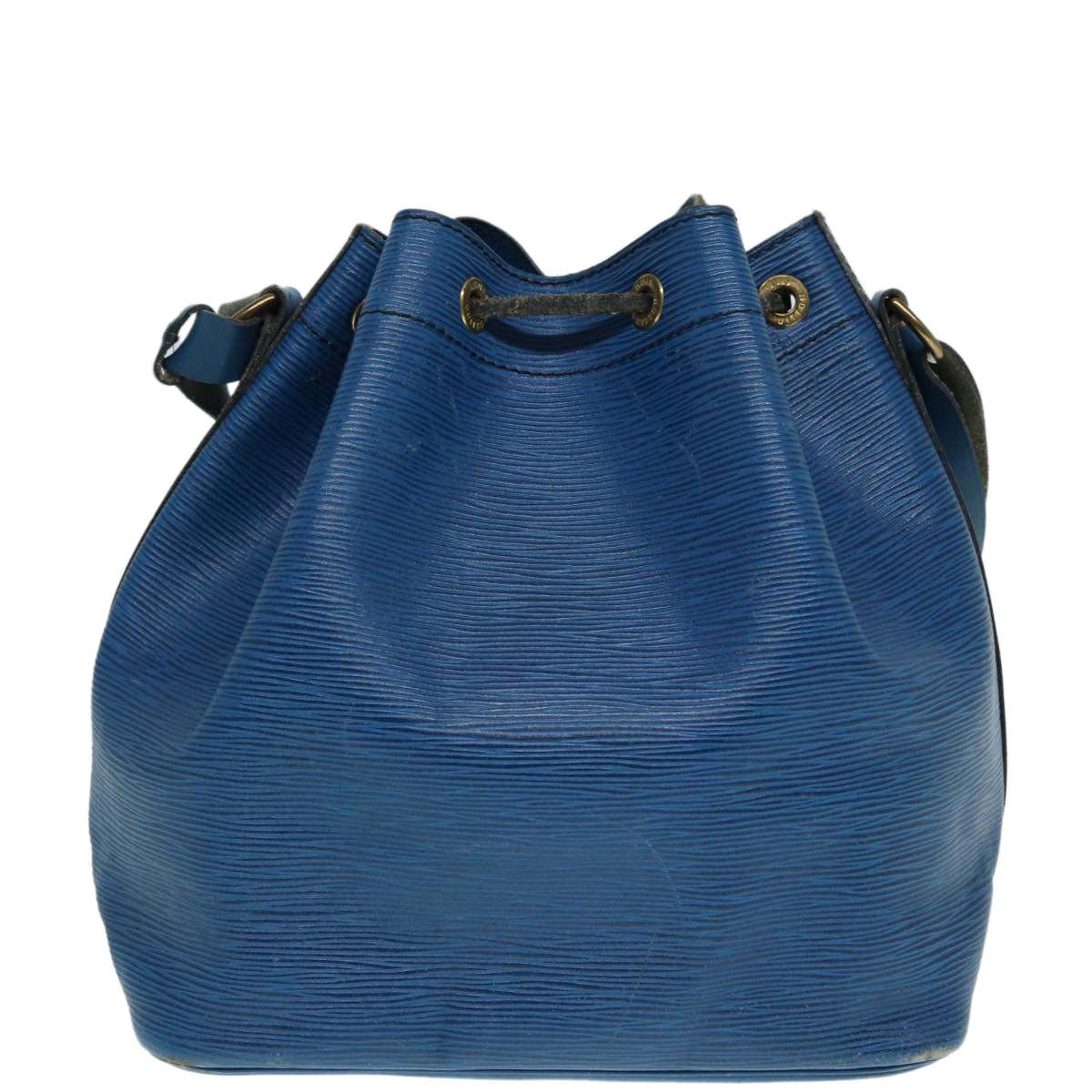 LOUIS VUITTON Epi Petit Noe Shoulder Bag   Blue M44105 LV Auth cl858