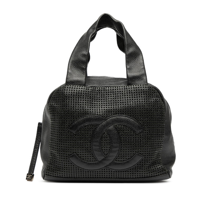 Chanel Coco Mark Caviar Skin Handbag