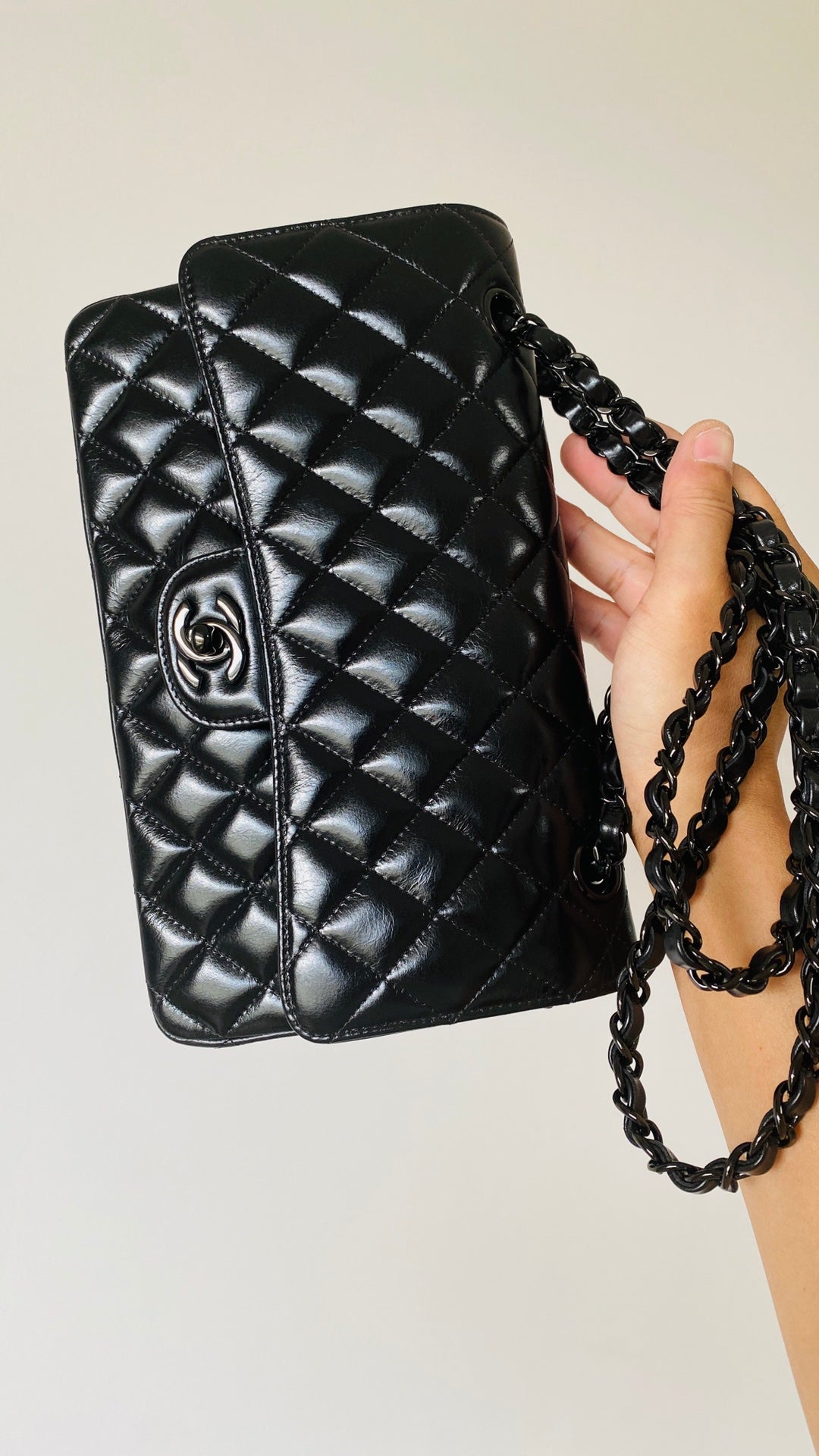 CHLSmall Classic Handbag Black For Women, Women’s Bags 9.1in/23cm