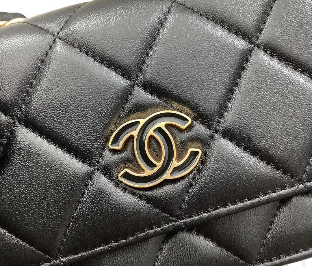 CHLSpring And Summer 22C Black For Women Bags 6.1in/15.5cm