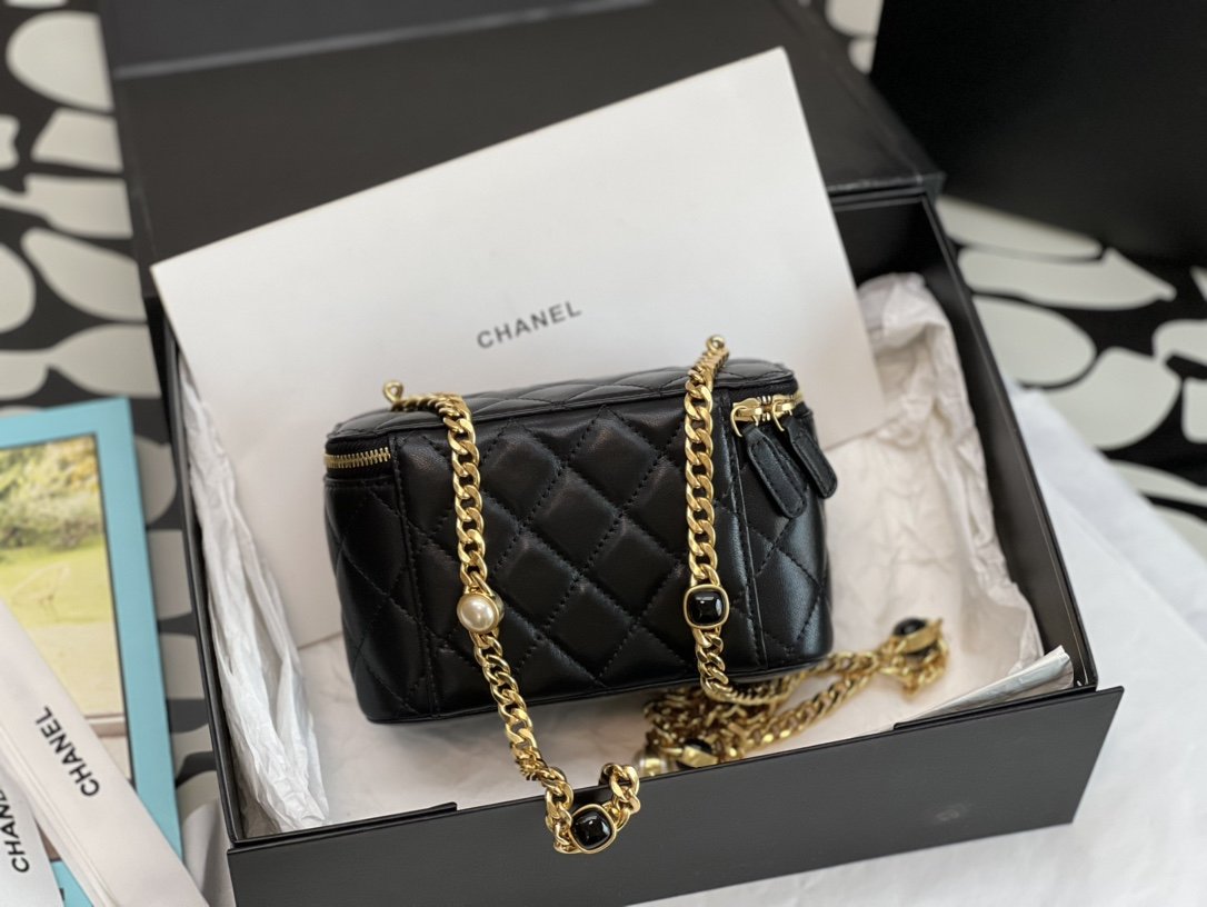 CHLVanity With Chain Black For Women, Women’s Bags 6in/16cm