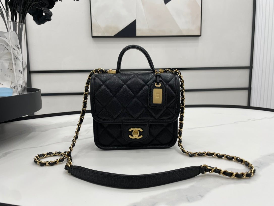 CHL 22K Top Qualityap Bag Black For Women Bags 8.1in/20.5cm