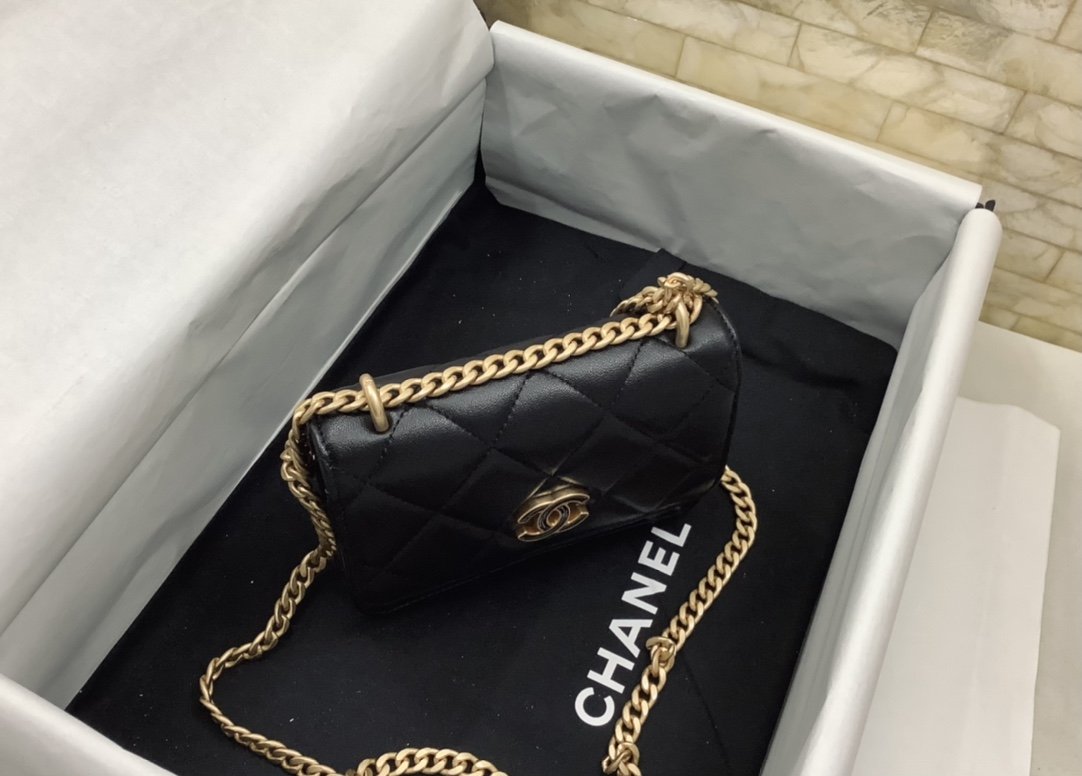 CHLSpring And Summer 22C Black For Women Bags 6.1in/15.5cm