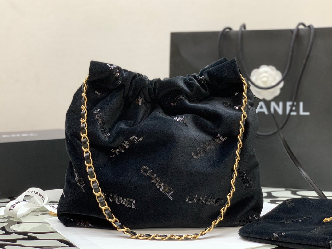 CHLSmall CHL22 Handbag Black For Women Bags 11.8in/30cm