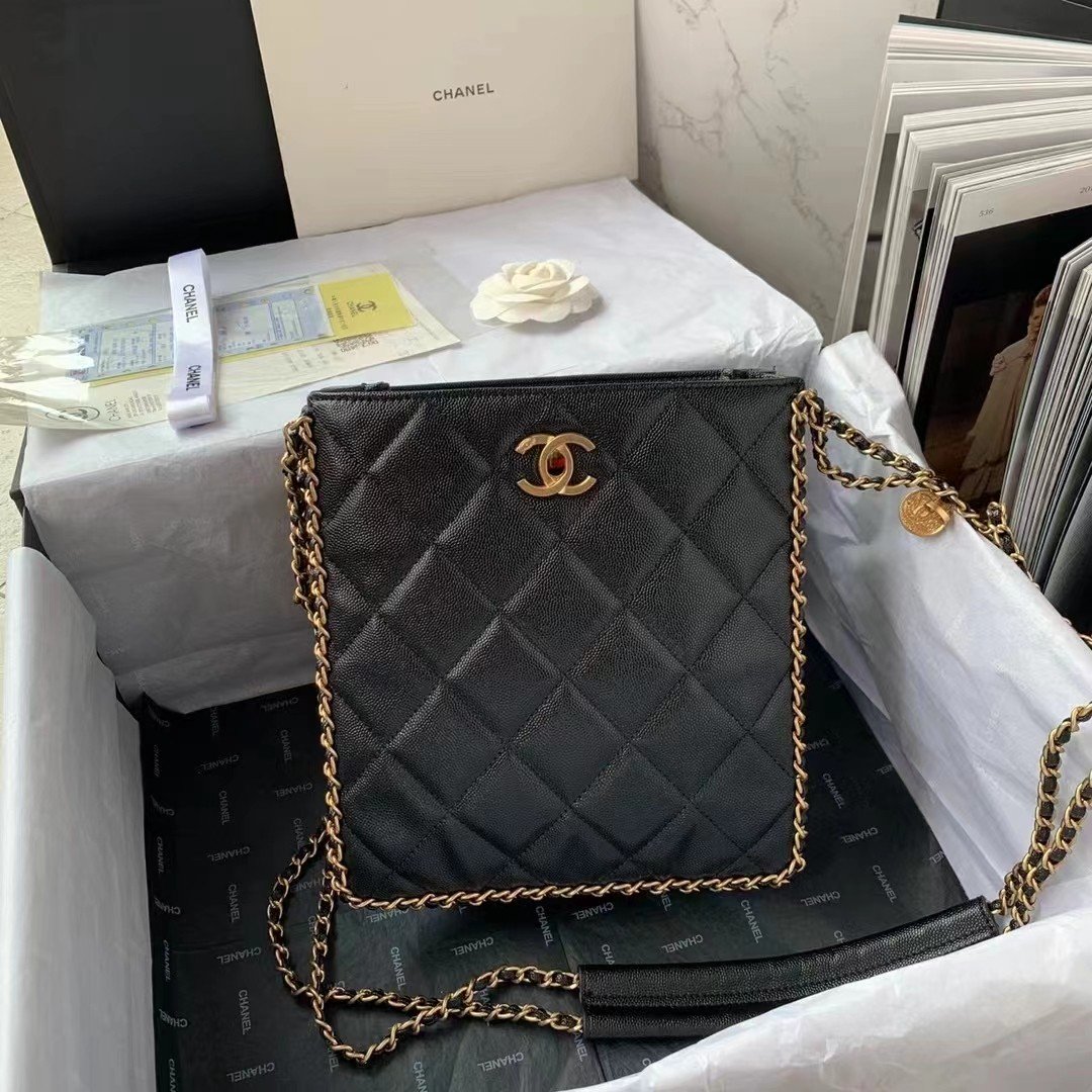 CHLSmall Shopping Bag Black For Women Bags 9in/23cm AS3470 B08850 94305