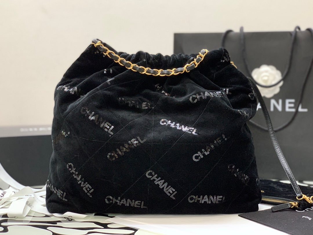 CHLMedium CHL22 Handbag Black For Women, Women’s Bags 16in/42cm AS3261 B09102 94305