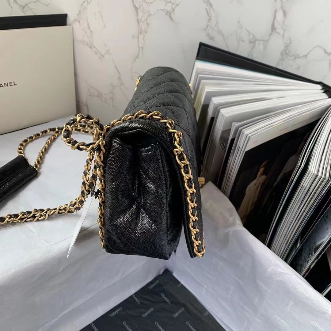 CHLTop Qualityapbag With Chain Black For Women Bags 8.3in/21cm