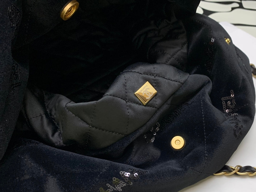 CHLSmall CHL22 Handbag Black For Women Bags 11.8in/30cm