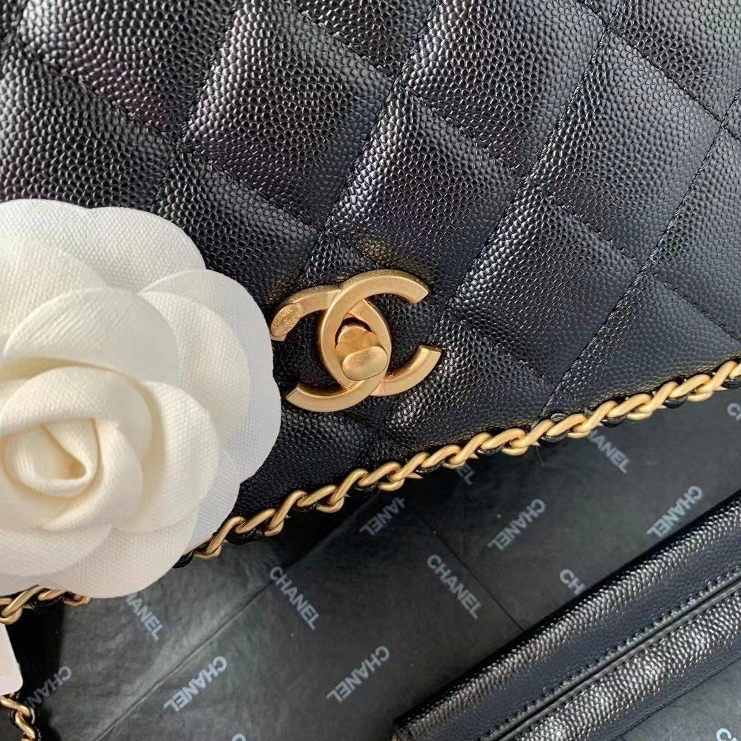 CHLTop Qualityapbag With Chain Black For Women Bags 8.3in/21cm