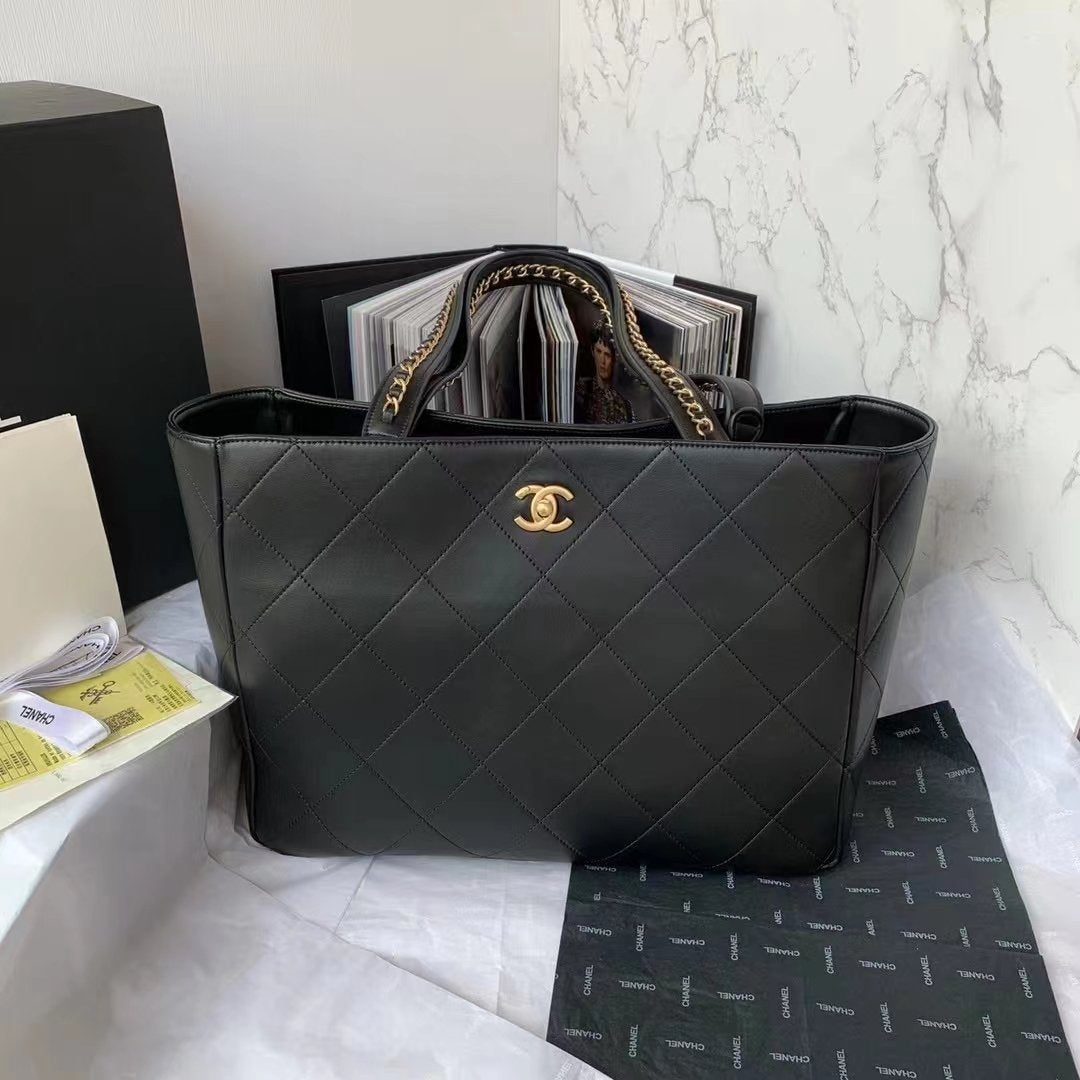CHLShopping Bag Black For Women Bags 14.4in/37cm AS3508 B08867 94305