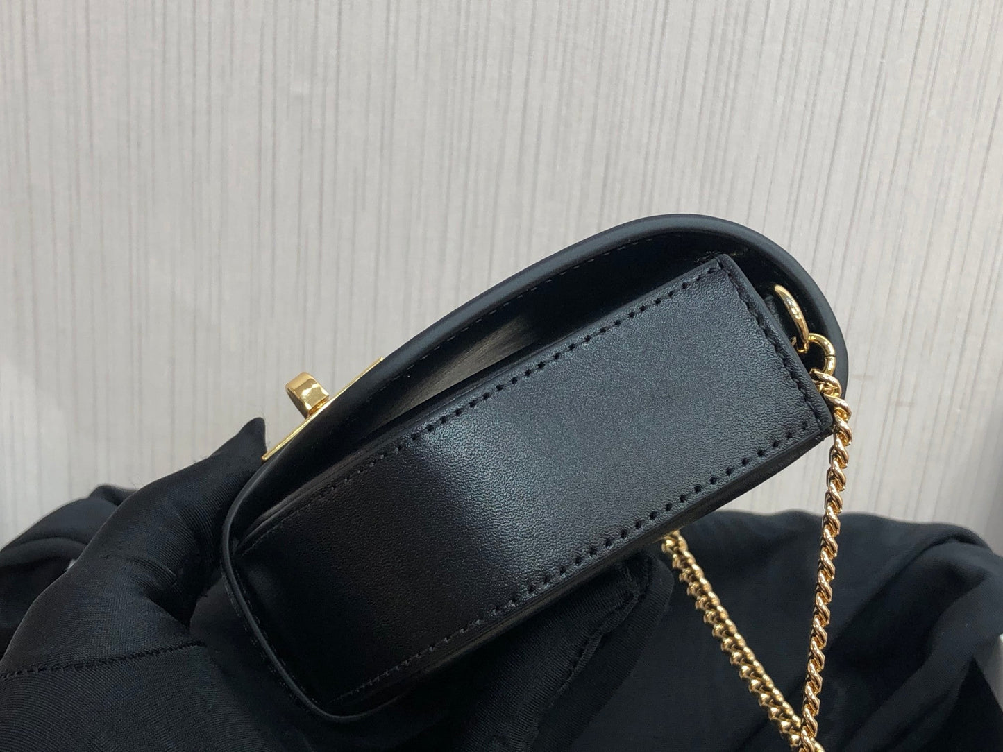 Top Quality Small Chain Pouch Black For Women 5.5in/14cm