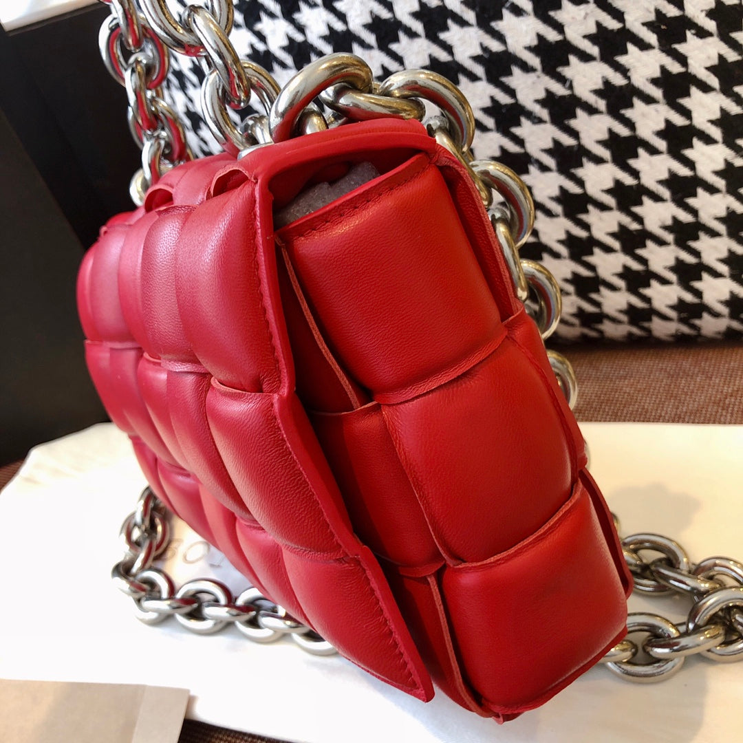 Top Quality Chain Cassette Red, For Women, Women’s Bags 10.2in/26cm