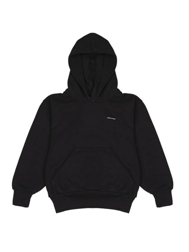 Luxury Balenciaga Trending 2025 Kids Logo Hoodie Black