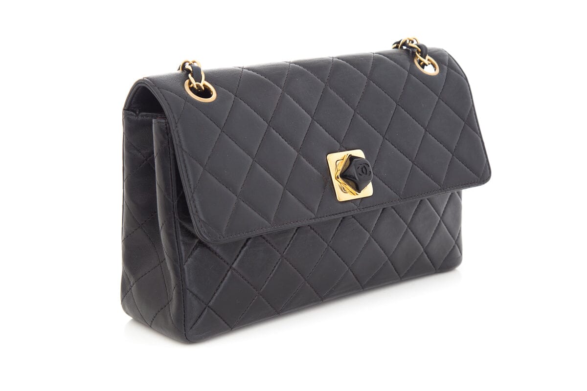 Chanel   1999 Black Quilted Lambskin Flapbag Handbag