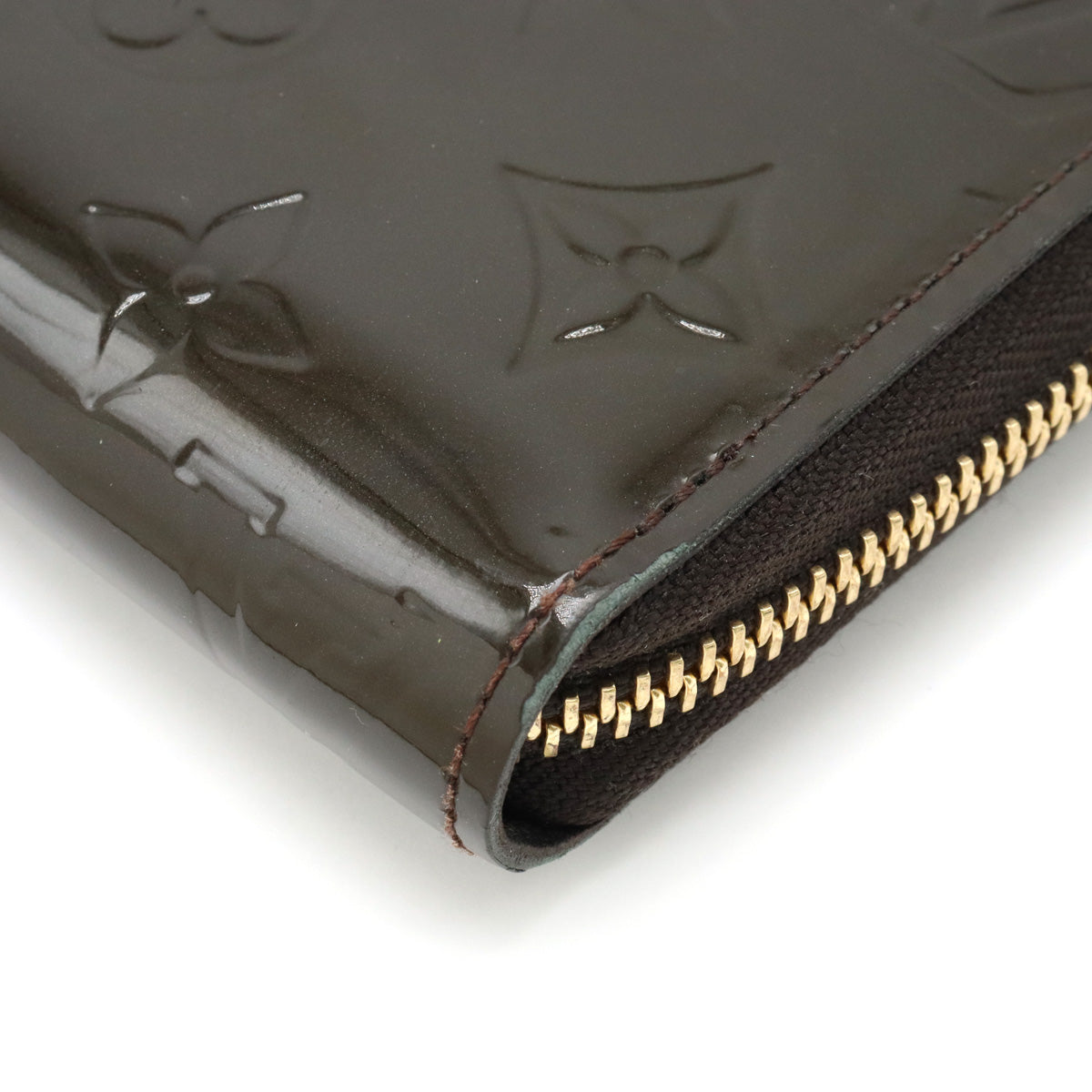 Louis Vuitton Louis Vuitton Monograms Verney Zippy Wallet Round Fassner Long Wallet Emmeline Tildumble Dark Brown M91458