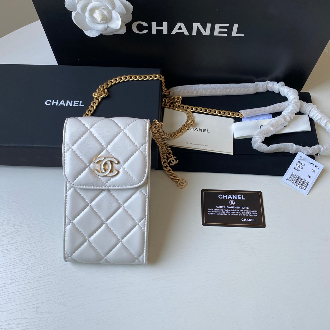 CHLPhone Holder White Bag For Women 15cm/6in
