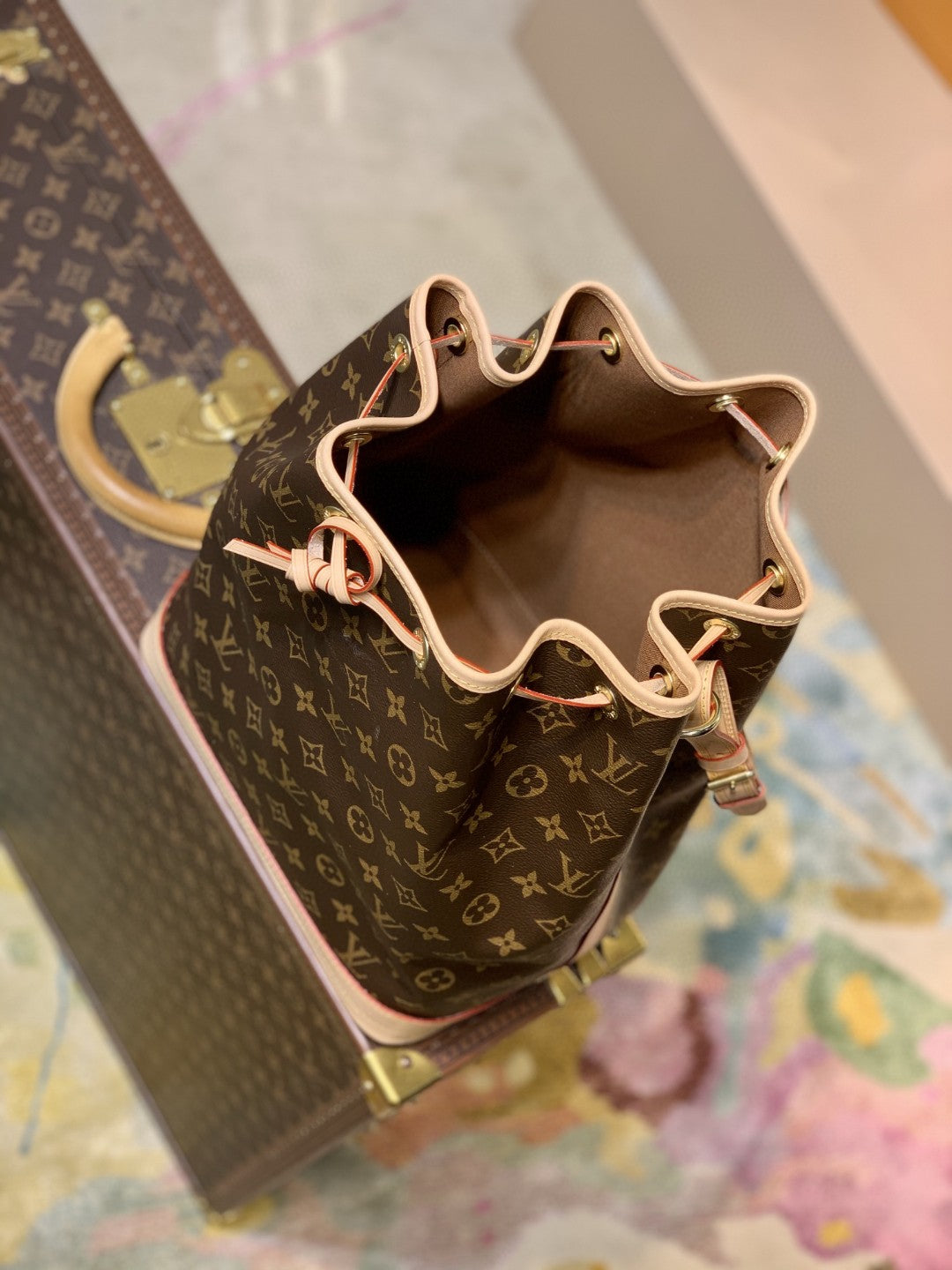 Top Quality Noé Bucket Bag Monogram Canvas For Women,  Shoulder Bags 13.4in/36cm Top Quality M42224