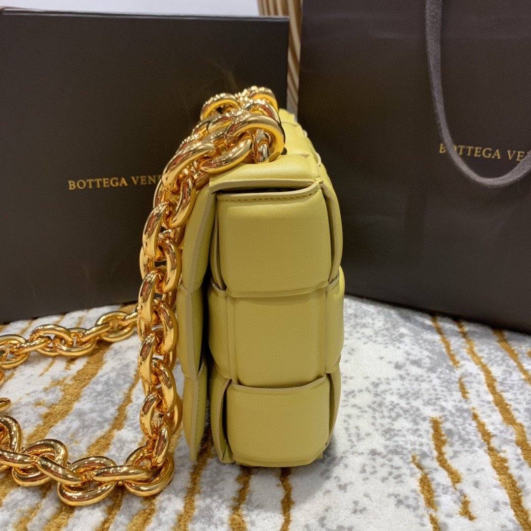 Top Quality Chain Cassette Bag For Women 10.2in/26cm In Yellow