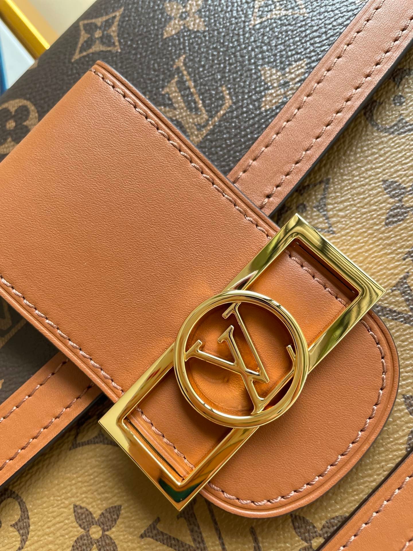 Top Quality Dauphine MM Monogram And Monogram Reverse Canvas By Nicolas Ghesquière For The Cruise Collection,  Shoulder Bags 25cm Top Quality M45958