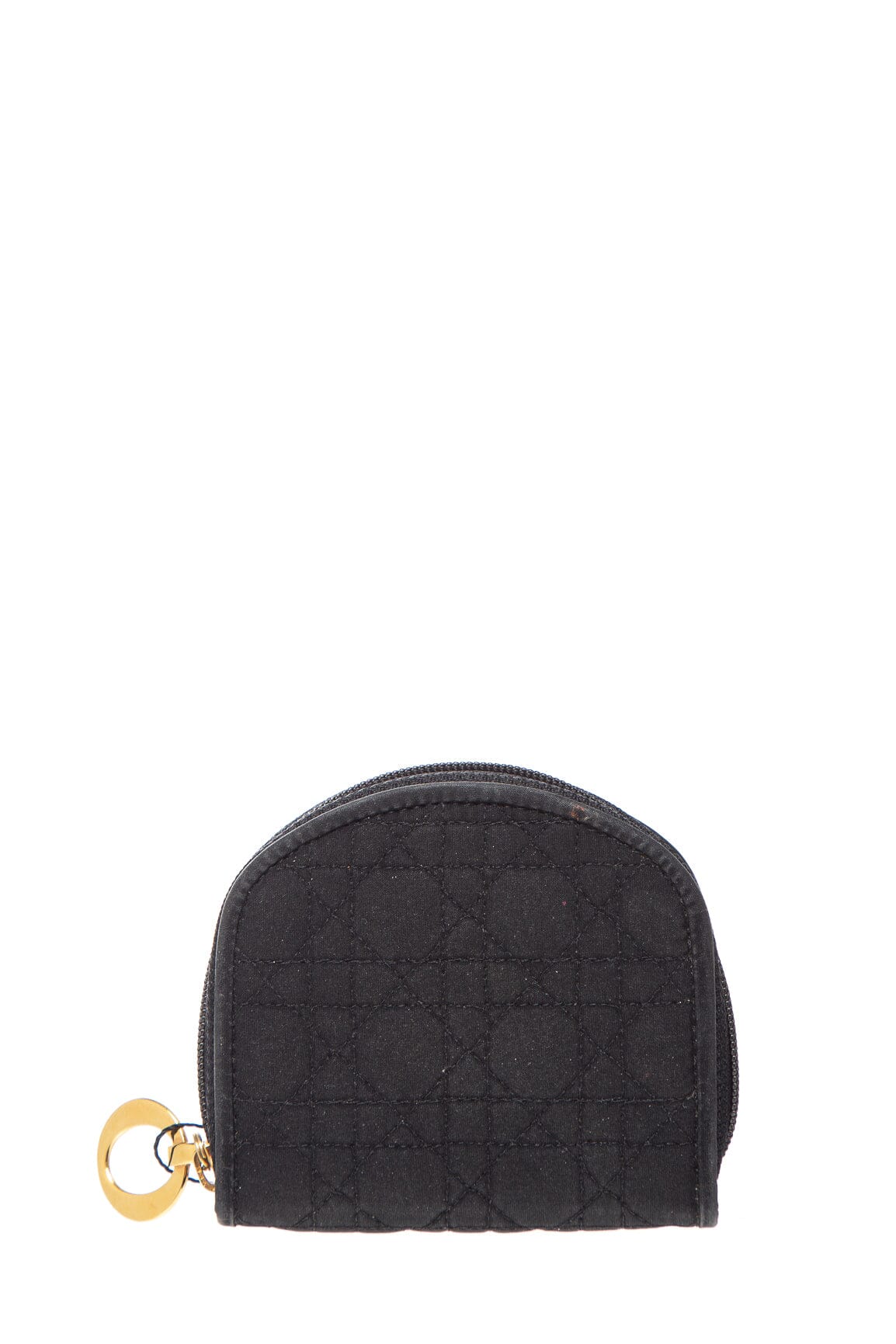 Christian Dior Black Quilted Coin Purse/Pouch