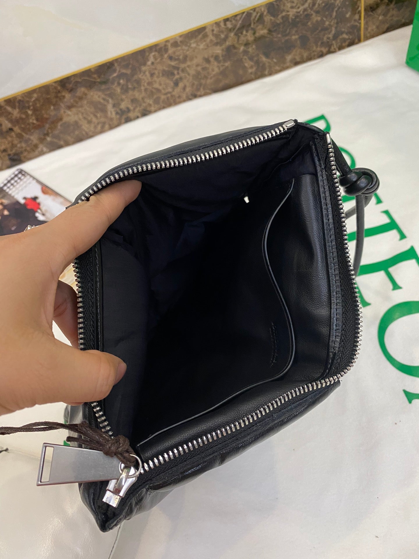 Top Quality Clutch Black, For Women, Bags 11in/28cm