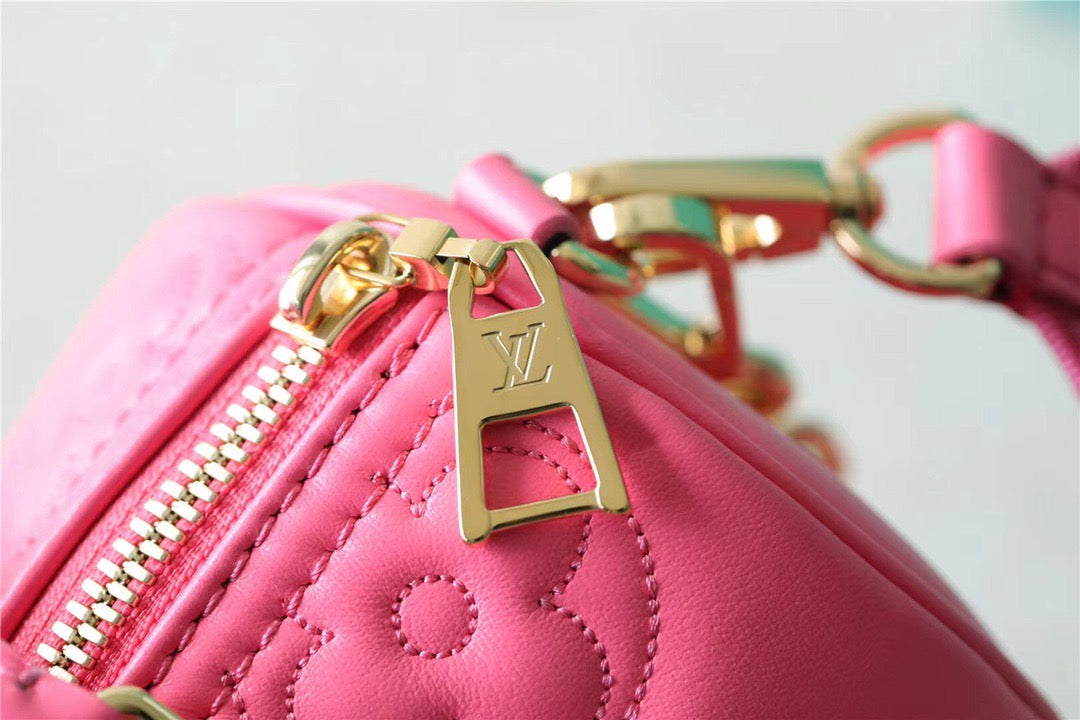 Top Quality Papillon BB Bag Classic Monogram For Women 20cm Dragon Fruit Pink Top Quality M59826