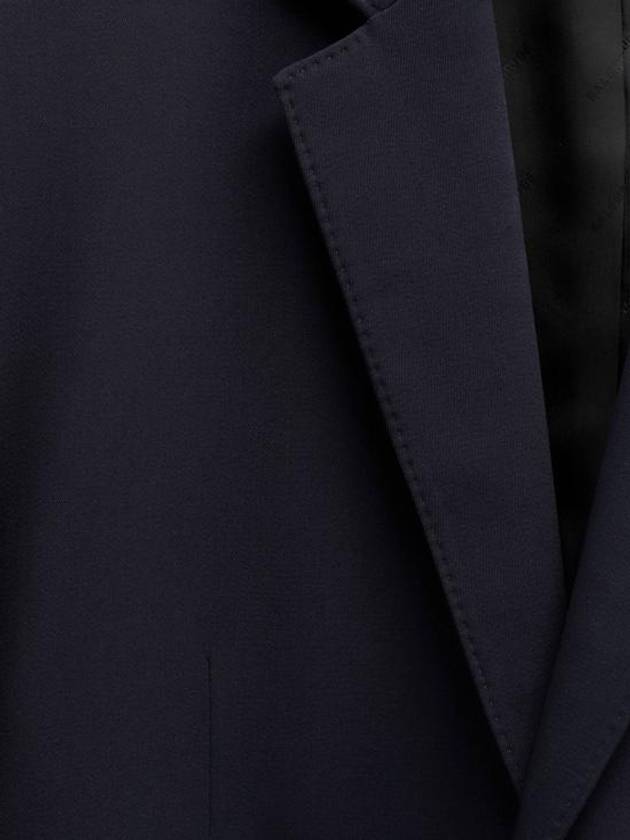 Luxury Balenciaga Trending 2025 Regular Tailored Jacket Navy