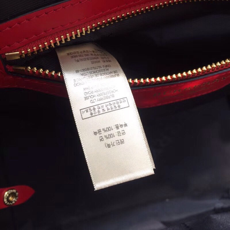 Top Quality The Small Canter Horseferry Check Tote Red For Women, Women’s Bags 11.6in/29.5cm