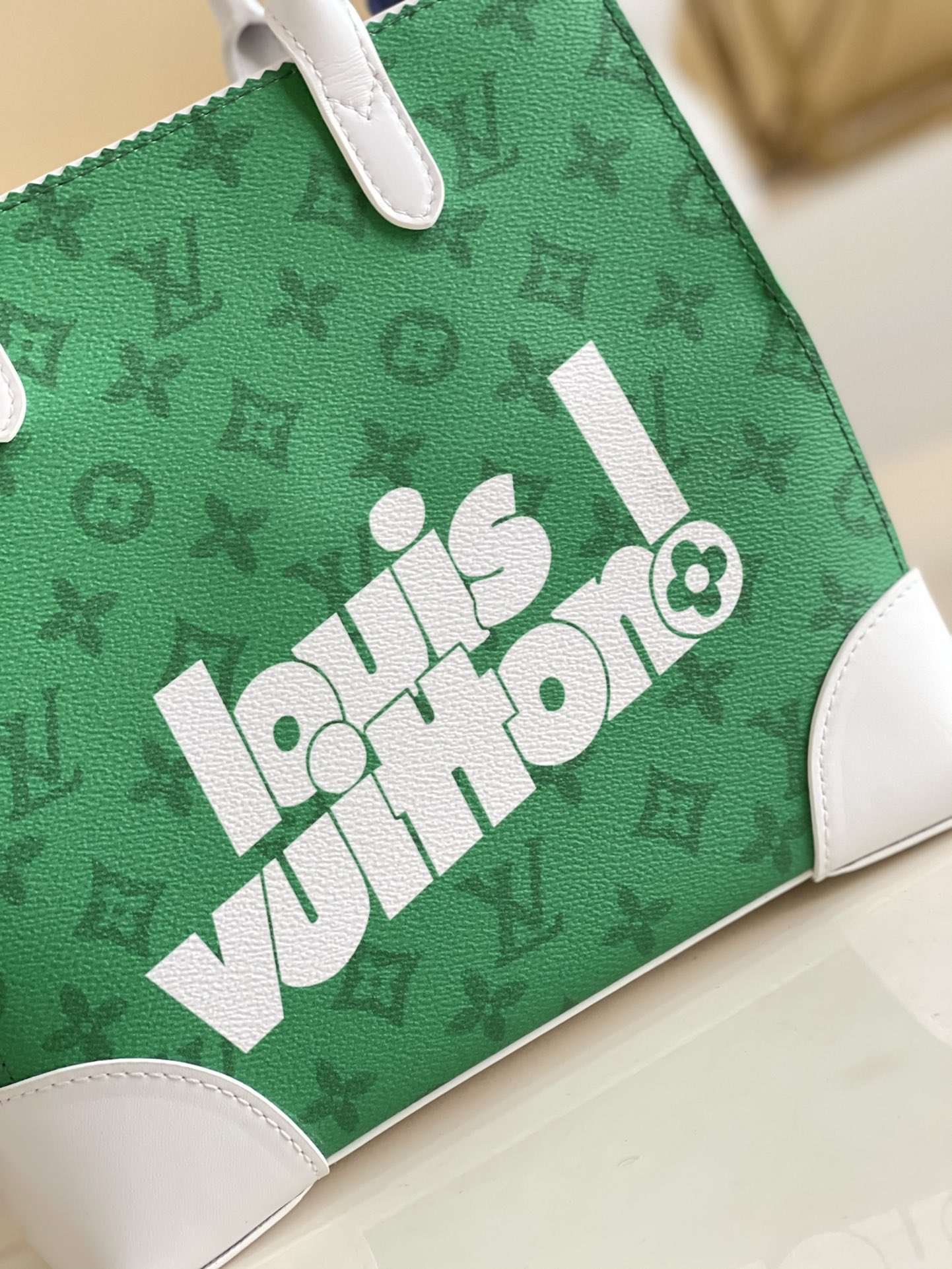 Top Quality Litter Bag  Monogram Canvas Green By Virgil Abloh For Men, Mens Bags, Shoulder And Crossbody Bags 9.4in/24cm Top Quality M80815