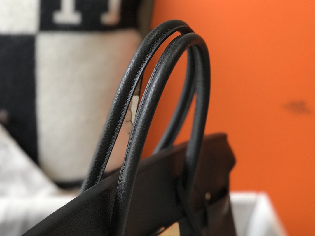 Top Quality Birkin Black Togo Gold Hardware Bag For Women, Handbags, Shoulder Bags 30cm/12in