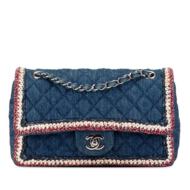 Chanel Coco Mark Matelassé Denim 2way Bag