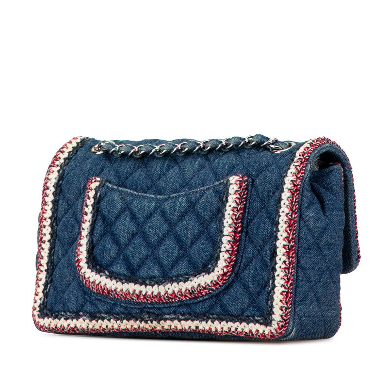 Chanel Coco Mark Matelassé Denim 2way Bag