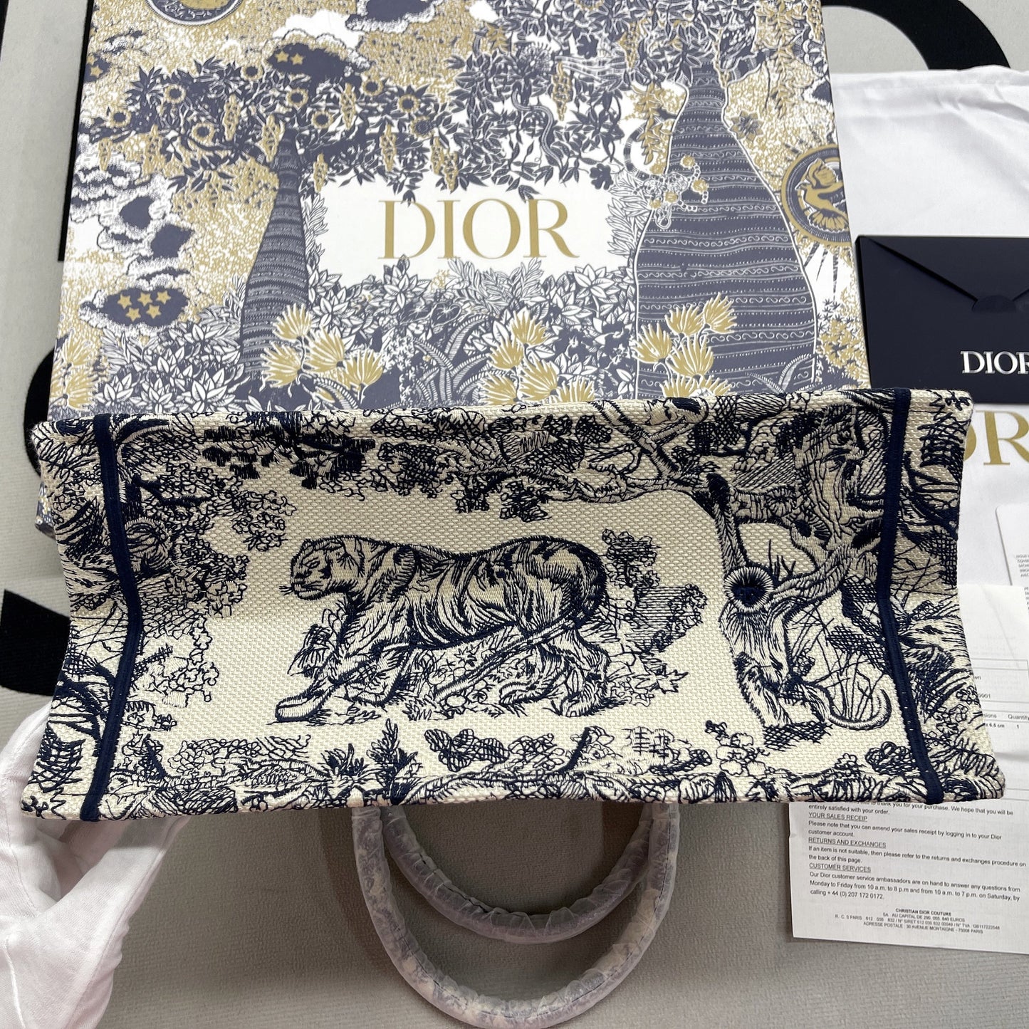 Top Quality MeTop Qualityum Book Tote Blue, For Women, Womens Handbags 14in/36cm CD M1296ZTDT_M808