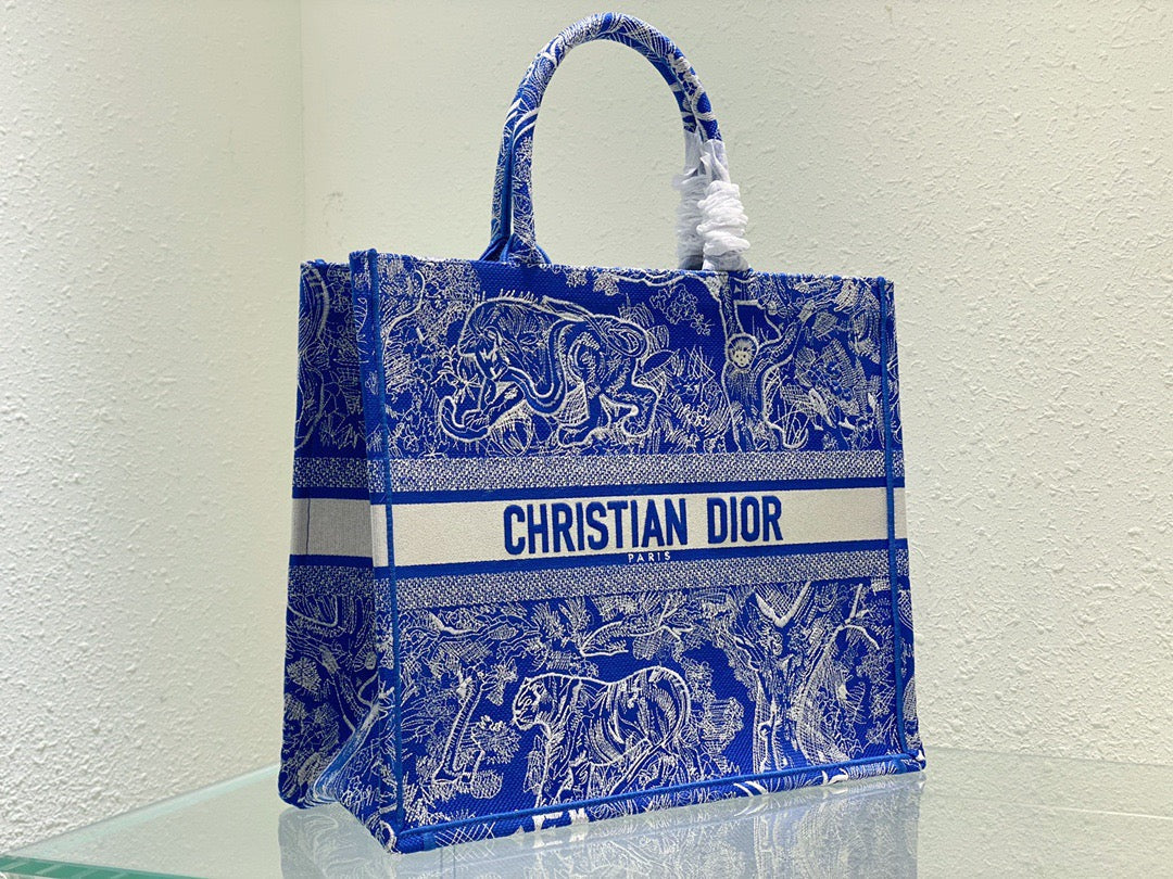 Top Quality Large Book Tote Blue, For Women, Womens Handbags 16.5in/42cm CD M1286ZRVJ_M808