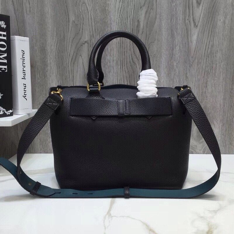 Top Quality Small Triple Stud Belt Bag Black For Women, Bags 14in/36cm