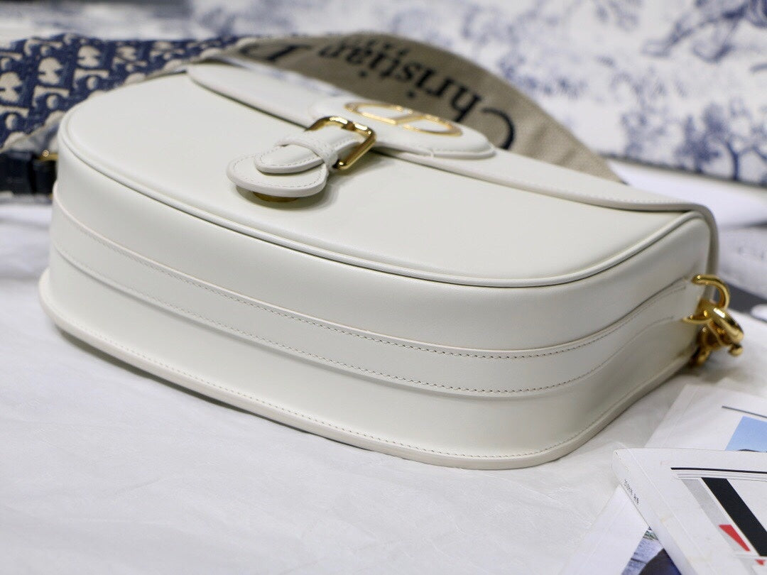 Top Quality Large Bobby Bag White For Women 10.5in/27cm CD M9320UMOB_M941