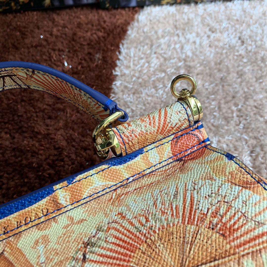 Top Quality Medium Sicily Handbag Unique Print Motifs Muticolour For Women 10.2in/26cm Top Quality