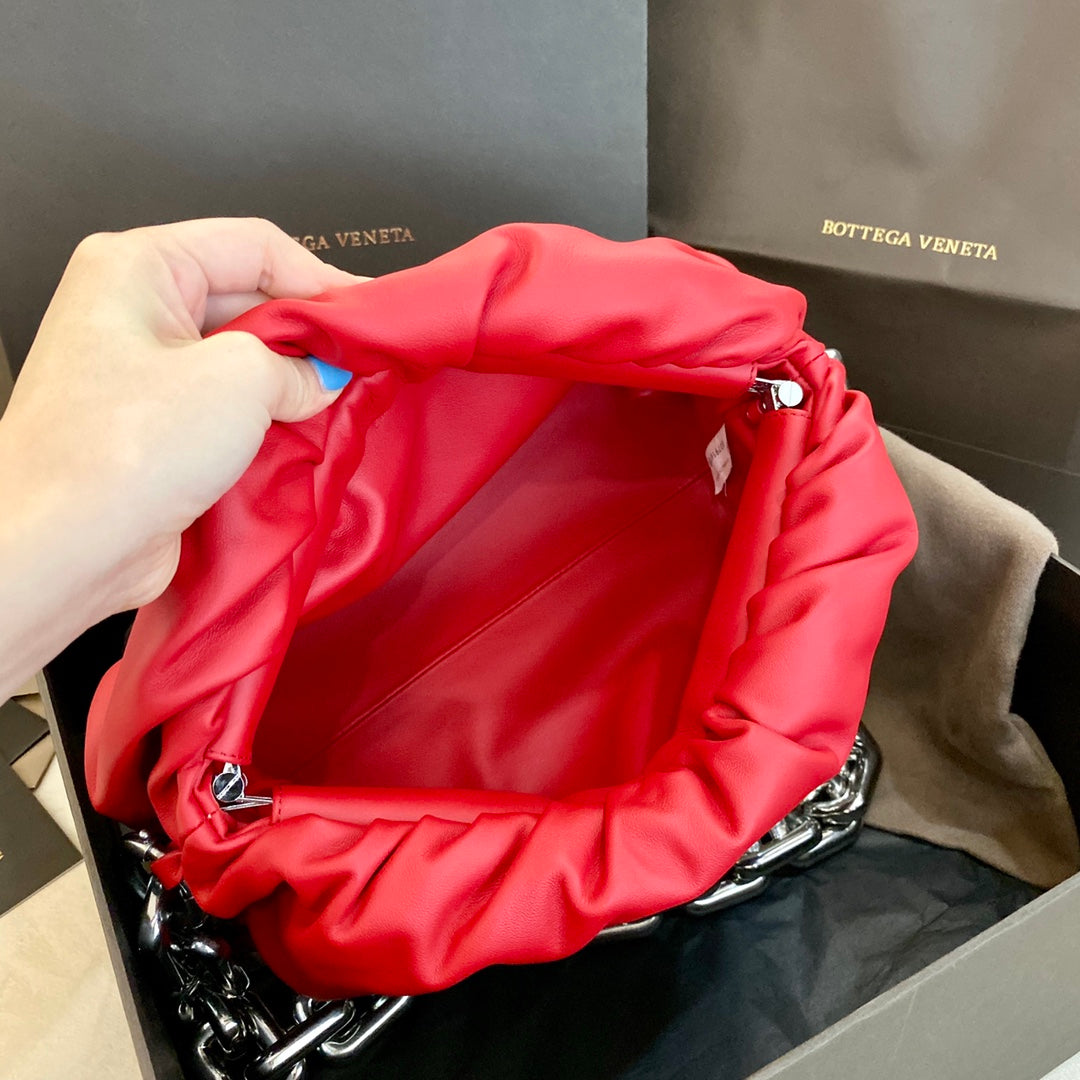 Top Quality Chain Pouch Red, For Women, Women’s Bags 12.2in/31cm