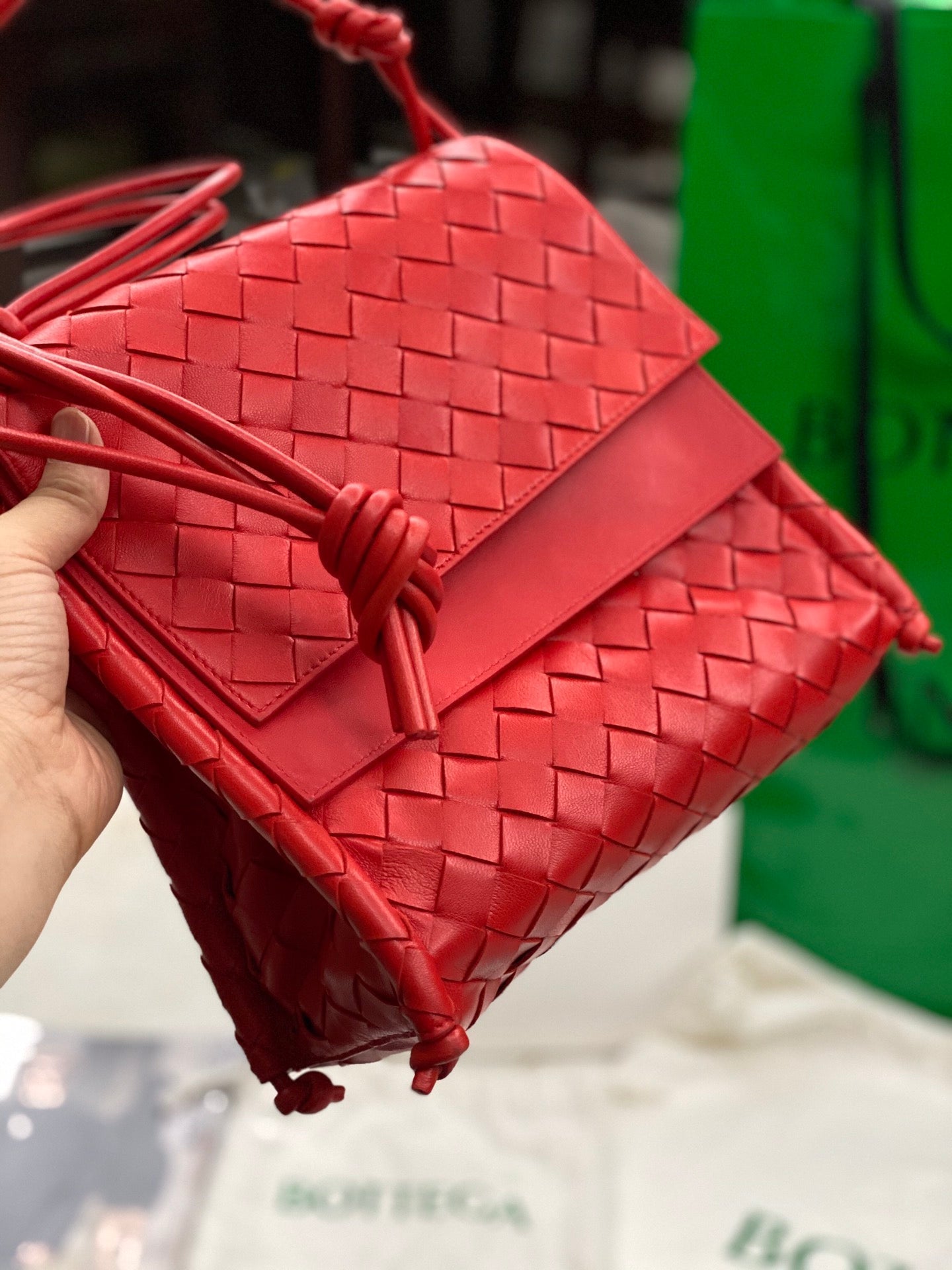 Top Quality Backpack Red, For Women, Bags 8.9in/22.5cm