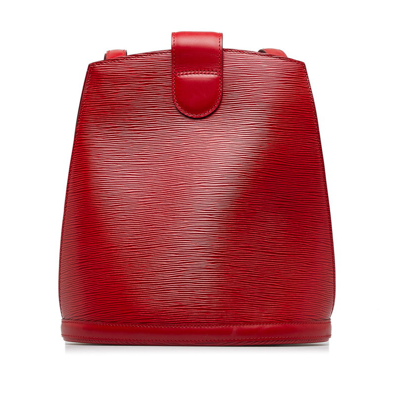 Louis Vuitton Epi Clooney Shoulder Bag M52257 Castilian Red Leather  Louis Vuitton