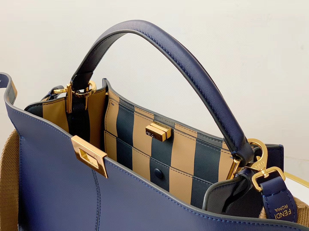Top QualityTop Quality Peekaboo X-Lite Tote Medium Dark Blue Bag For Woman 30cm/12in