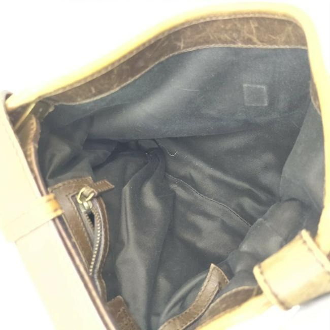- Gucci Shoulder Bardot Guccissima Brown G Print Gold Leather And Canvas Hobo Bag