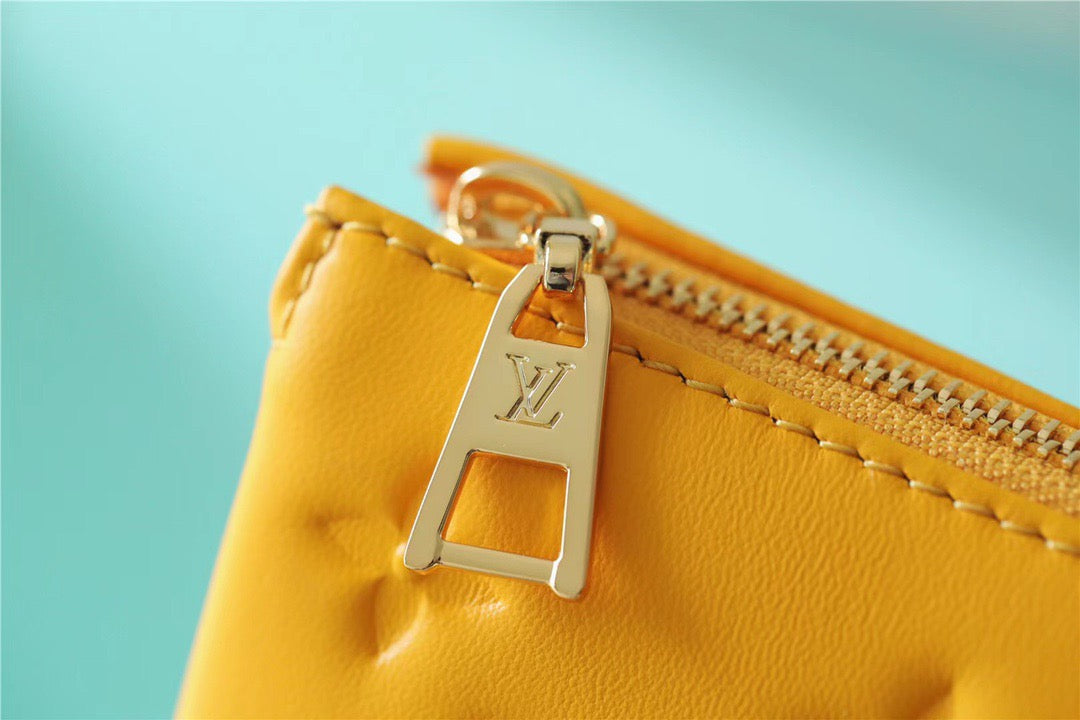 Top Quality Coussin MM Monogram Yellow For Women, Womens Handbags, Shoulder And Crossbody Bags 13.4in/34cm Top Quality 