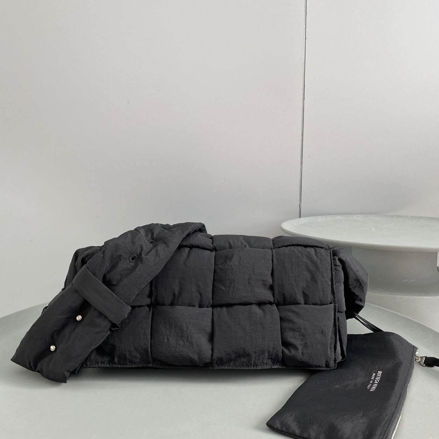 Top Quality Padded Tech Cassette Bag For Women 11.8in/30cm In Black 628951VBO818803