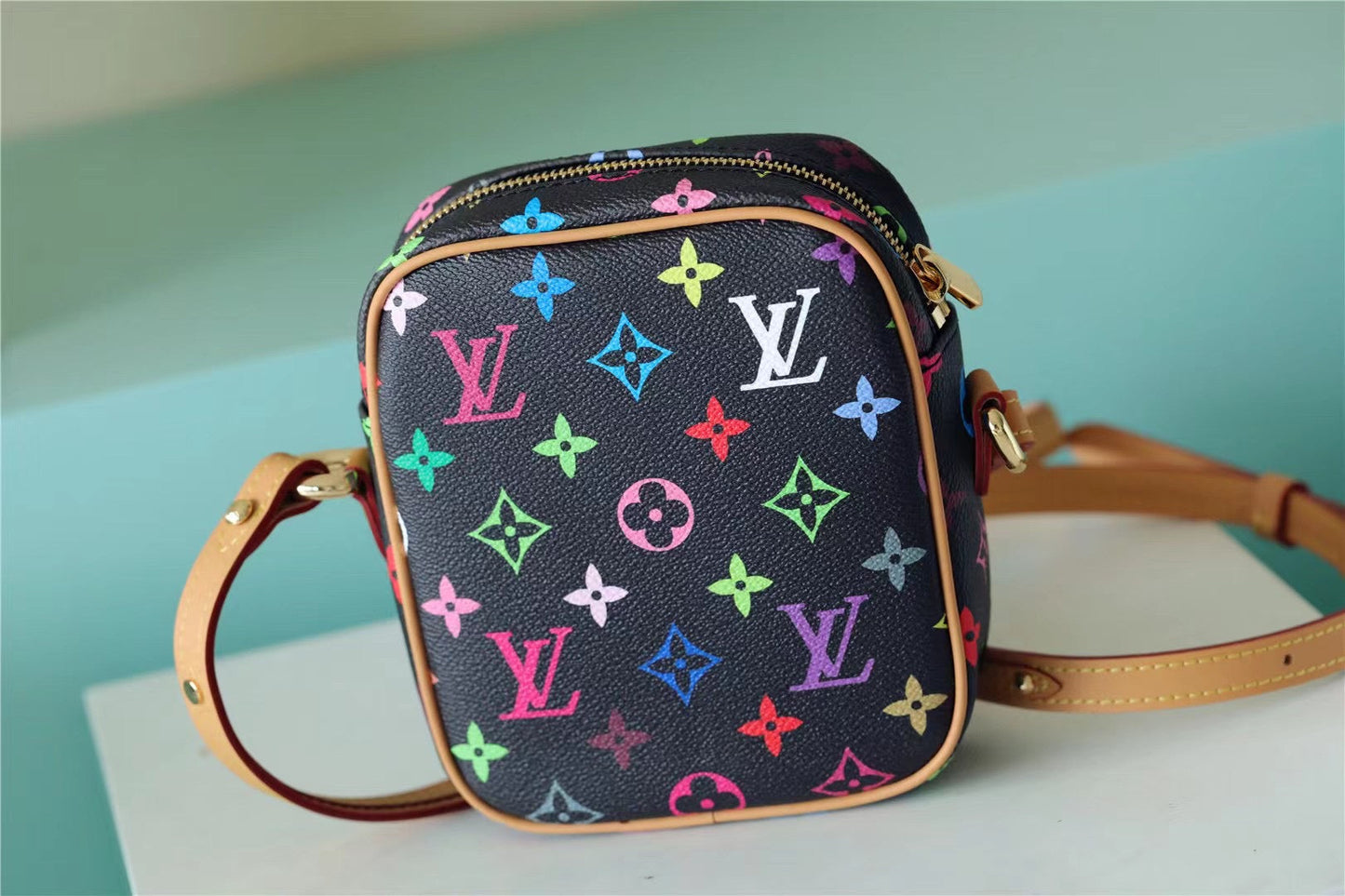 Top Quality Rift Bag Monogram Multicolore Canvas Black For Women, Womens Handbags, Shoulder And crossbody Bags 5.7in/13.5cm Top Quality