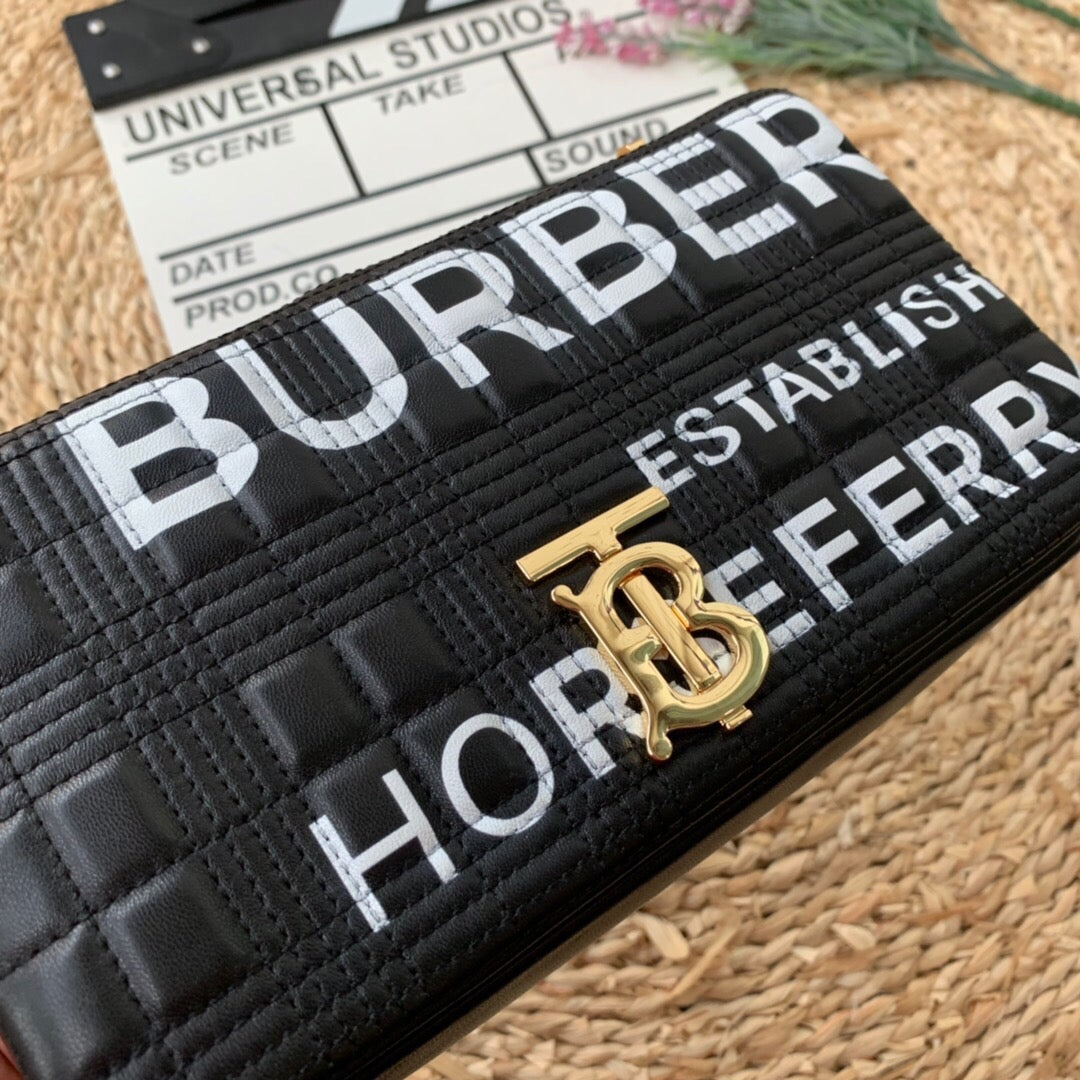 Top Quality Horseferry Print Quilted Small Lola Bag Monogram Black For Women, Bags 9in/23cm