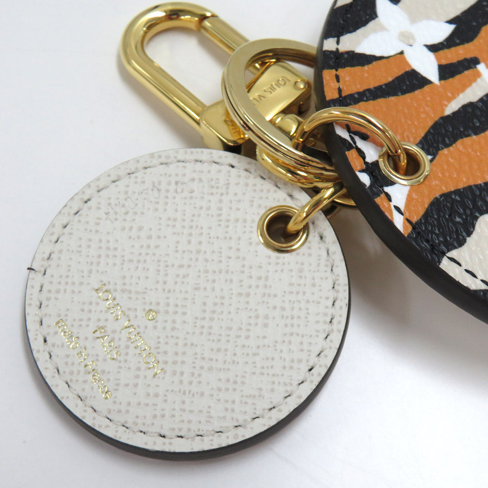 Louis Vuitton M68470 Giant Monogram Jungle Ivory Brown Black Zebra Cloth Bagg Chamber Key Her Keyling Small  Mens