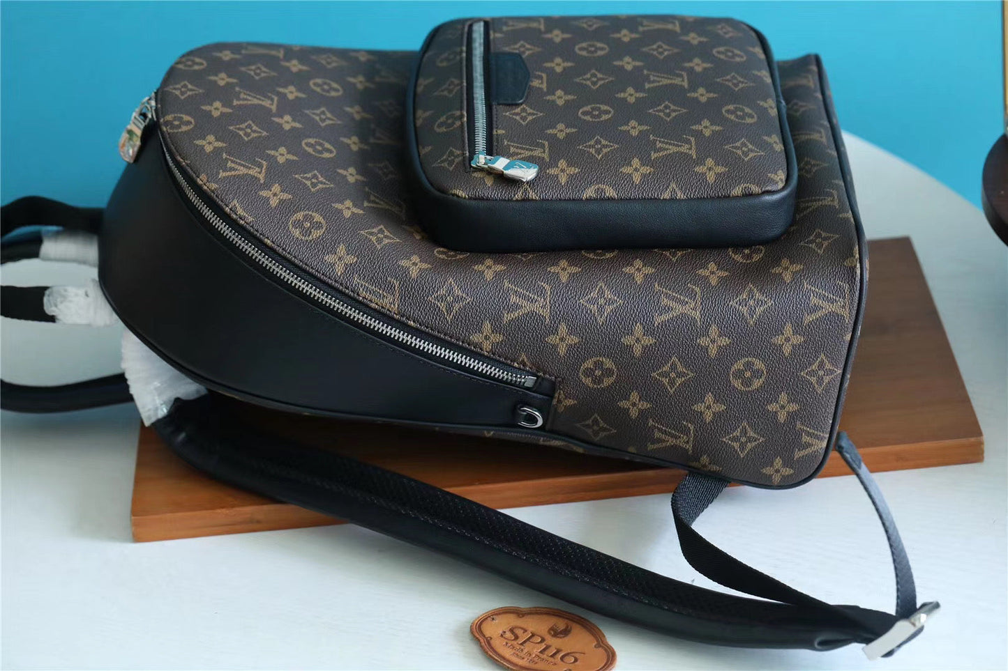 Top Quality Josh Backpack Monogram Macassar For Men, Bags, Backpack 15.7in/40cm Top Quality M45349